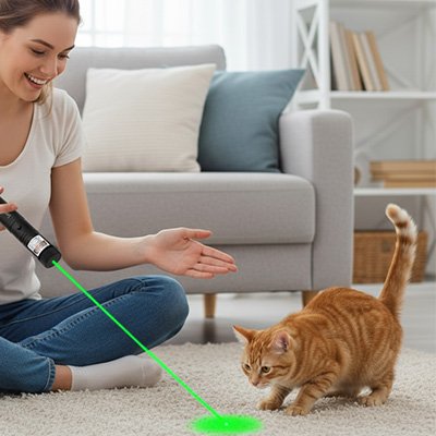 jouet pour chat laser vert