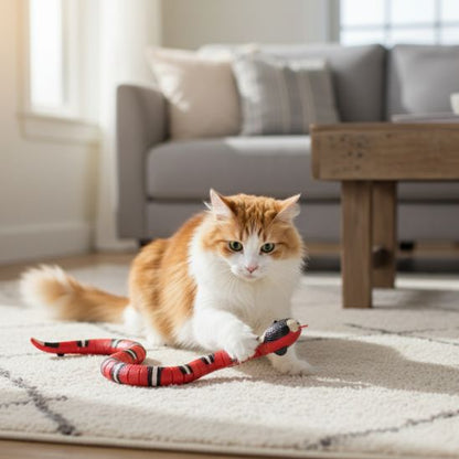 jouet-pour-chat-serpent-rouge