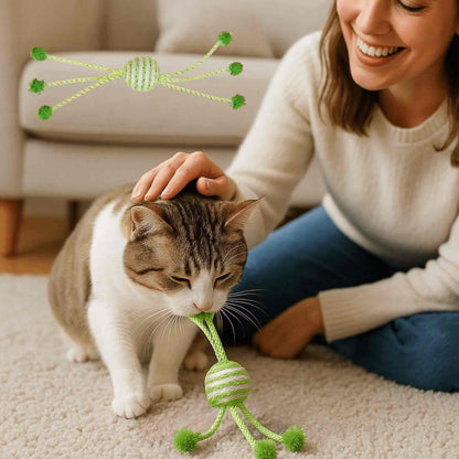 jouet-pour-chat-vert