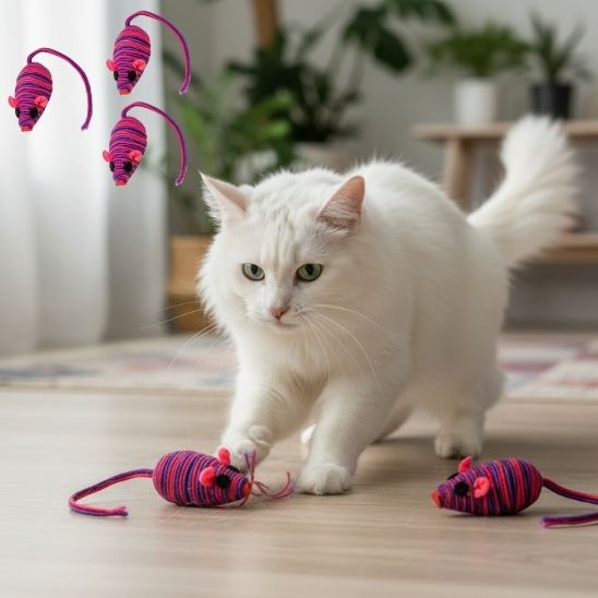 jouets-pour-les-chats-souris-violet