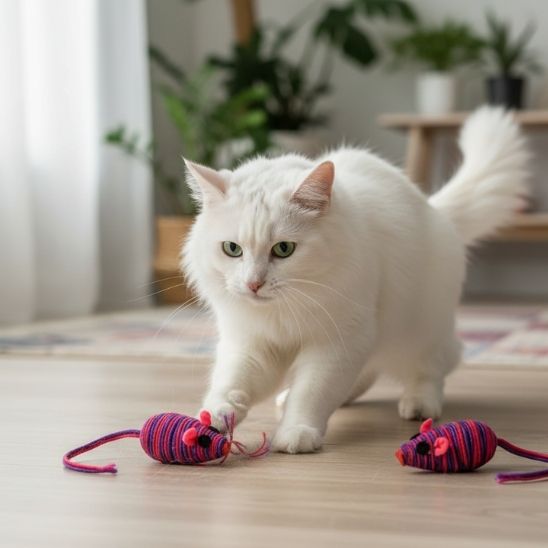 jouets-pour-les-chats-violet