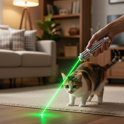 Laser pour chat argent
