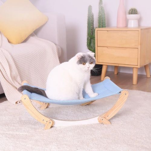 lit-pour-chat-en-hauteur-bleu