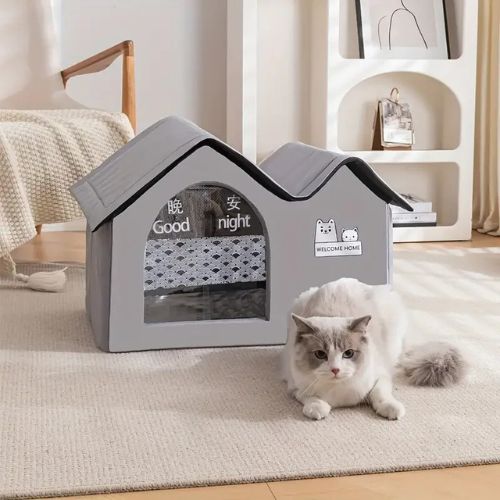 maison à chat climatisée - Happy minet