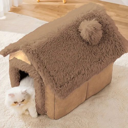 maison pour chat chaude