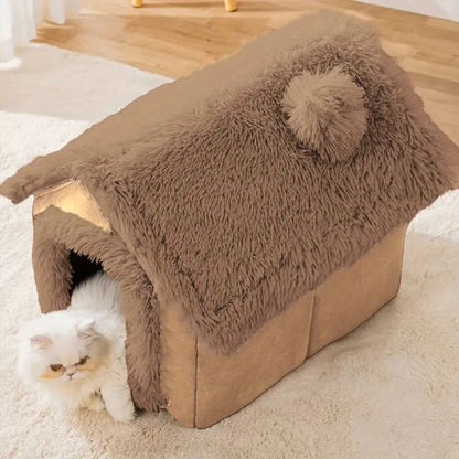 maison pour chat chaude