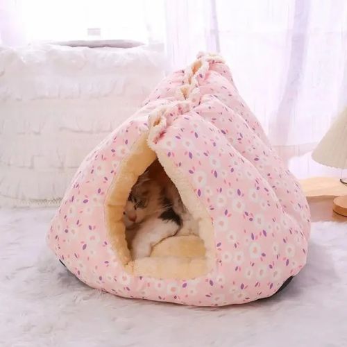 niche à chat 3 en 1 rose