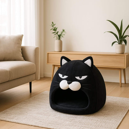 niche-chat-noir-douce