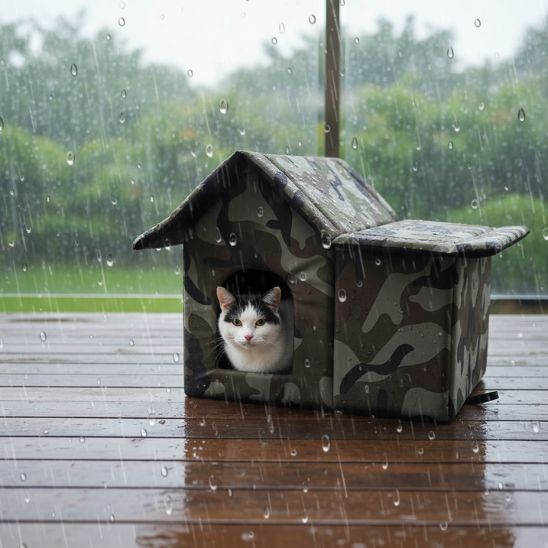 niche-exterieur-chat-pluie