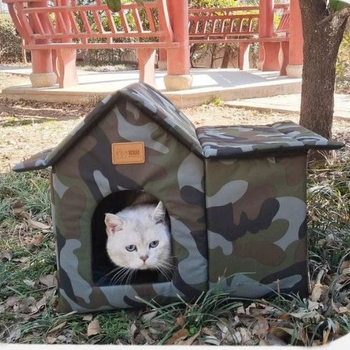 NICHE EXTERIEUR CHAT SPACIEUSE - Happy minet
