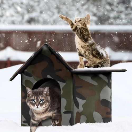 NICHE EXTERIEUR CHAT SPACIEUSE - Happy minet