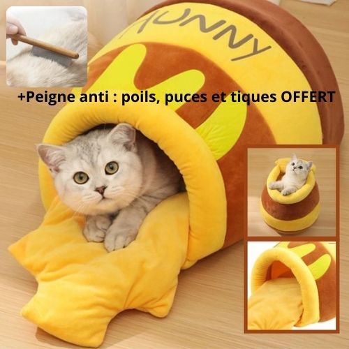 niche-pour-chat-pot-de-miel | CHAPOMIEL™ - Happy minet