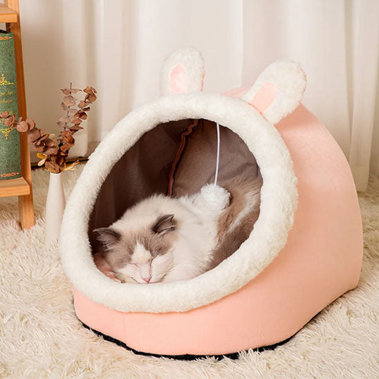 niche-pour-chat-rose-douce