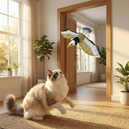 oiseau volant pour chat amusant