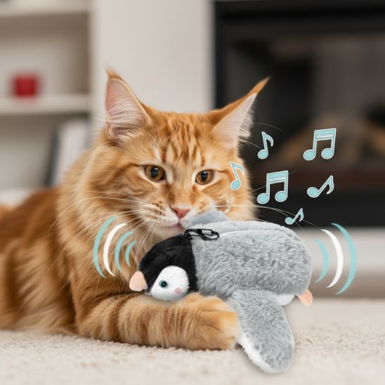 oiseau volant pour chat folle envolée