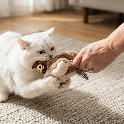 oiseau volant pour chat liens
