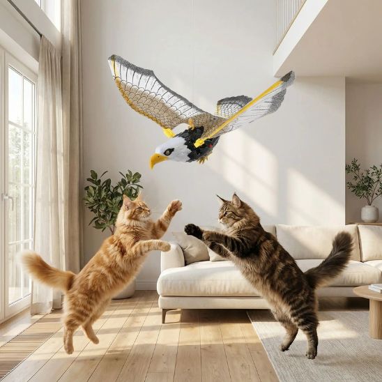 oiseau volant pour chat unique