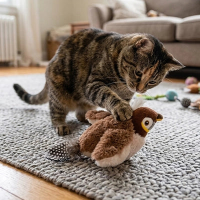 oiseau volant pour chat 