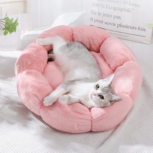 panier chat original fleur - Happy minet