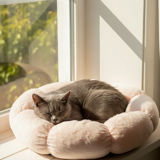 panier-chat-original-fleur-beige-confort