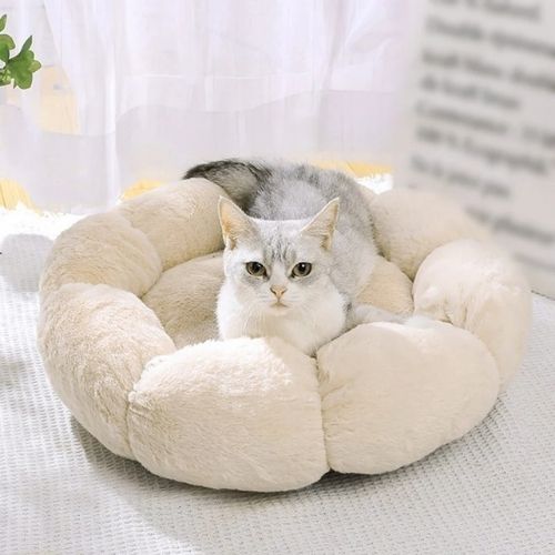 panier-chat-original-fleur-beige-doux