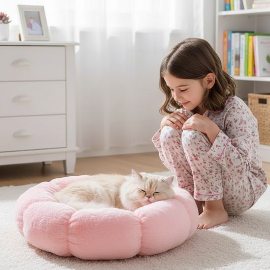 panier-chat-original-fleur-rose-tendresse