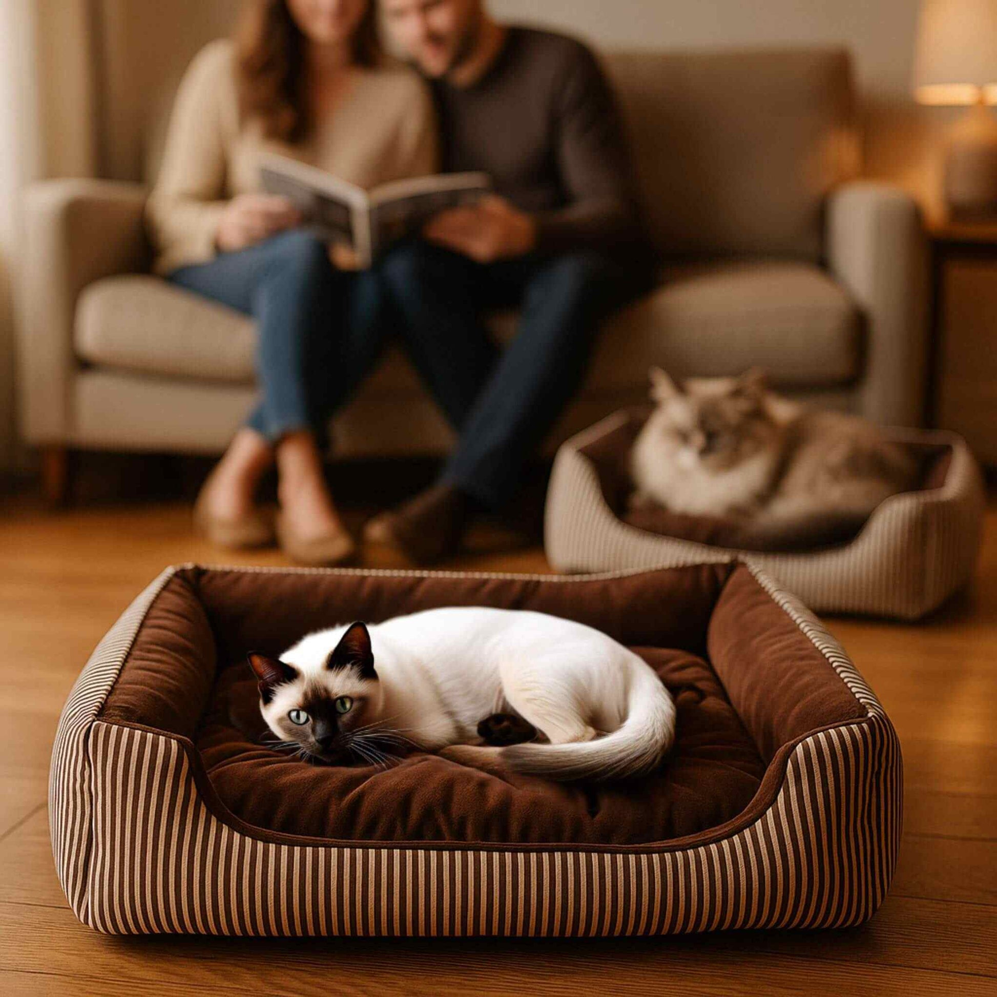 panier-chat-rayé-brun