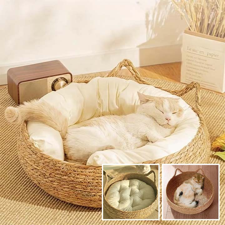 panier-en-osier-pour-chat-design