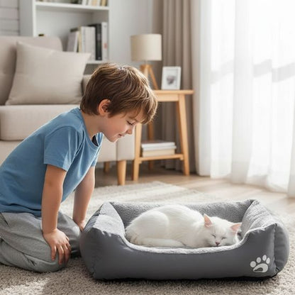 panier-pour-chat-dodocolor-gris