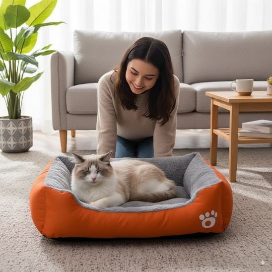 panier-pour-chat-dodocolor-orange