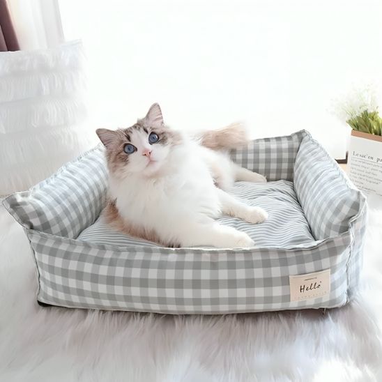 panier-pour-chat-vichy-vert