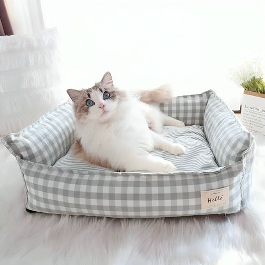 panier-pour-chat-vichy-vert