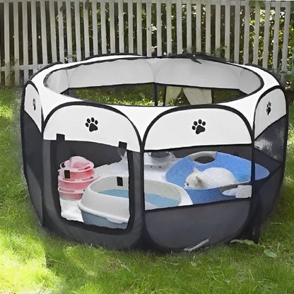 parc pour chat pliable mobile