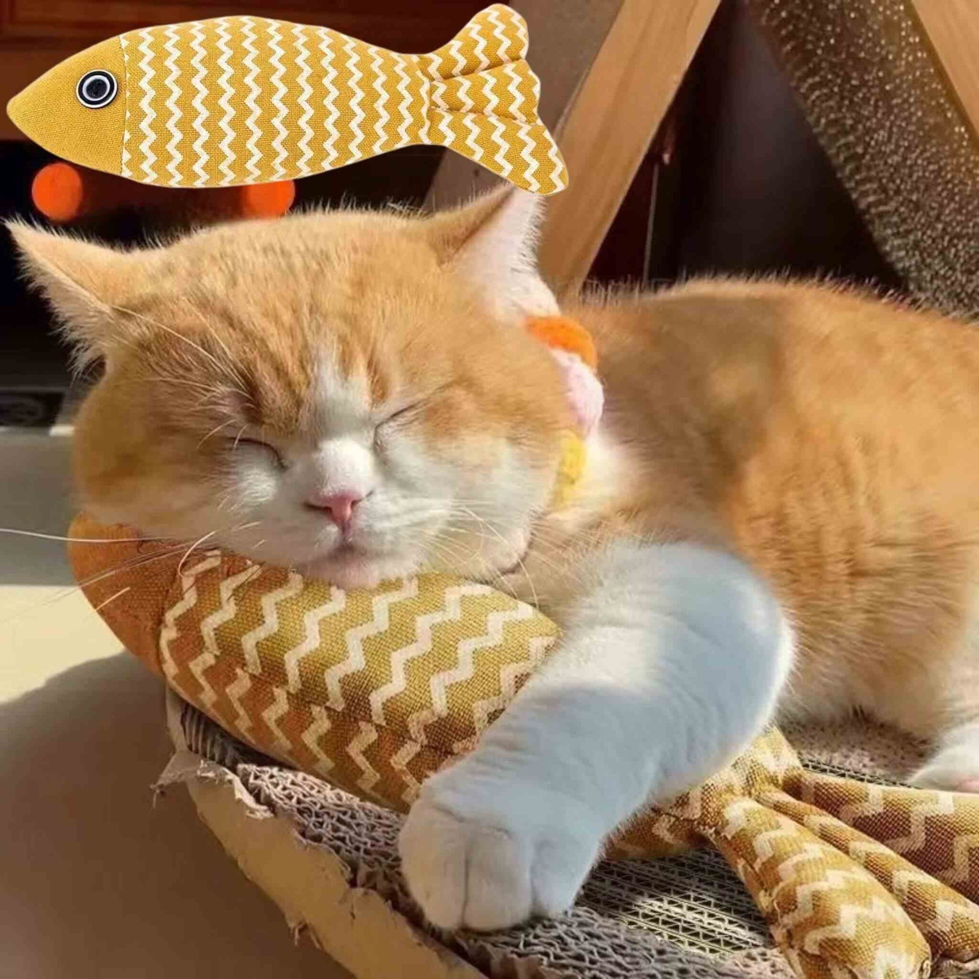 poisson-pour-chat-jaune