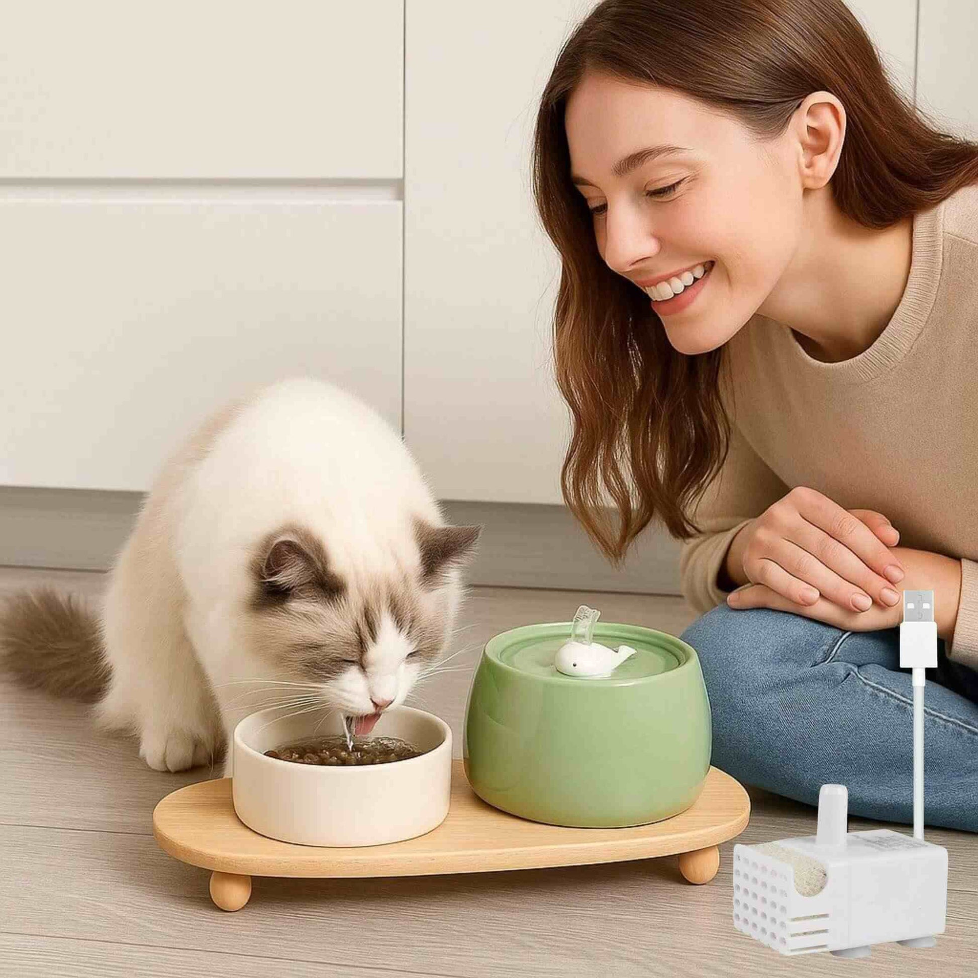 pompe-fontaine-a-eau-chat-eau-propre