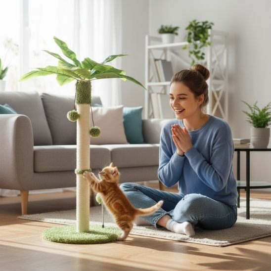 poteau griffoir pour chat tropique