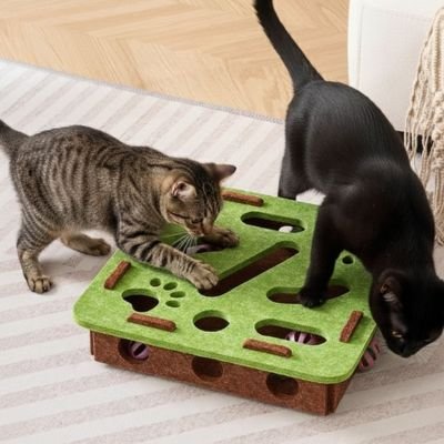 Jouet  chat interactif  | Cache-Cache Furtif