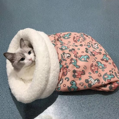 sac de couchage chat chaud - Happy minet