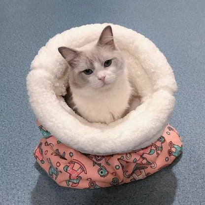 sac de couchage chat chaud - Happy minet