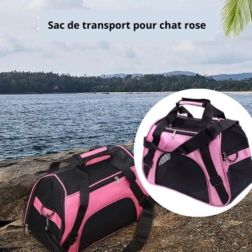 sac de transport pour chat rose| Happy Journey™ - Happy minet