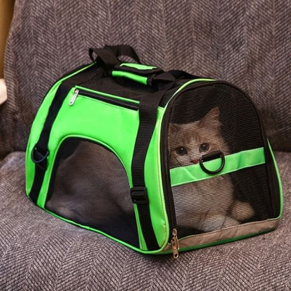 sac-transport-chat-vert-aéré