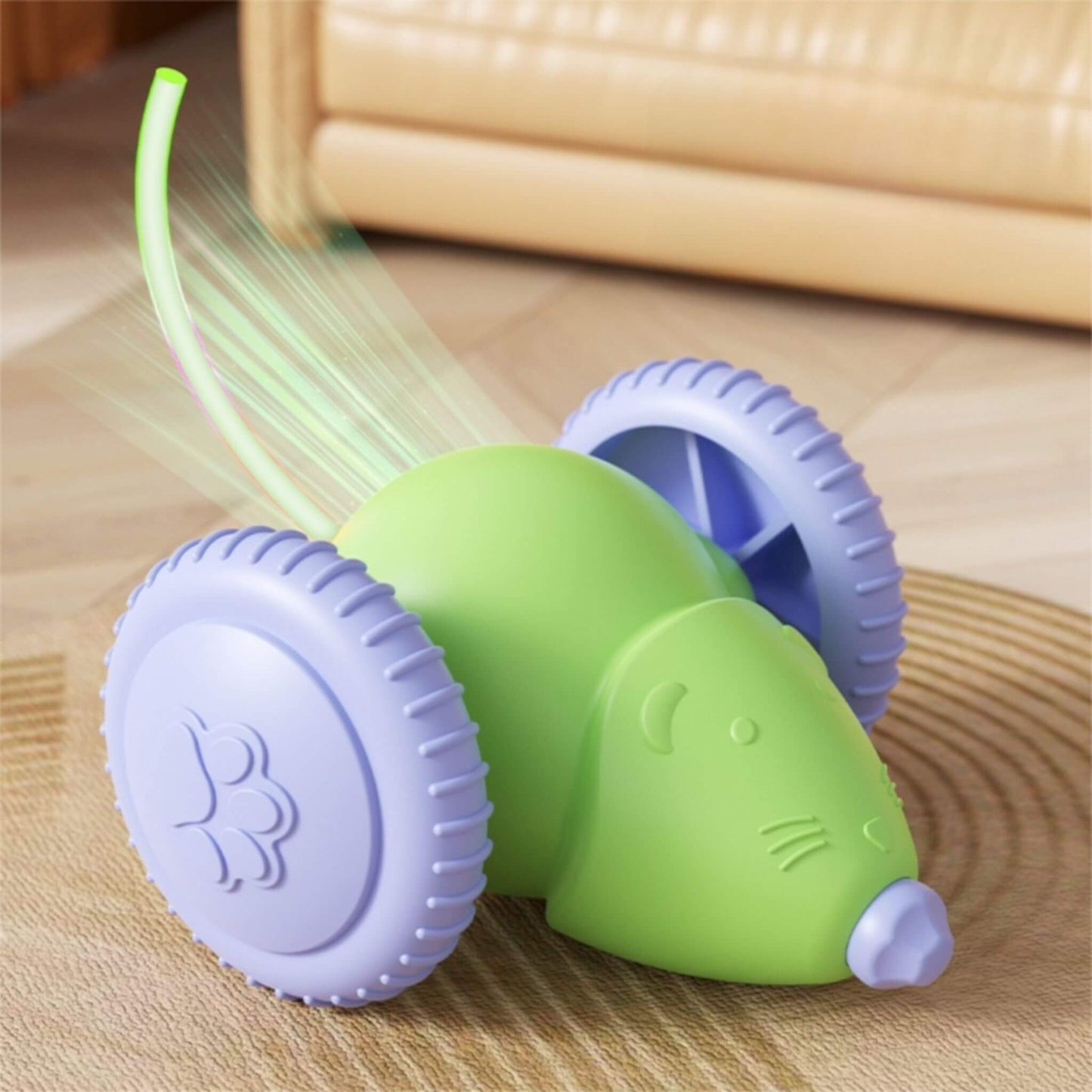 souris-pour-chat-verte-violet