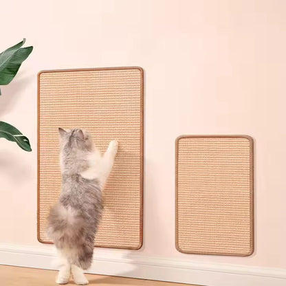 tapis chat griffoir adhésif - Happy minet