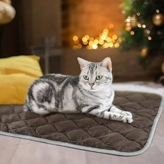 tapis chauffant chat thermique - Happy minet
