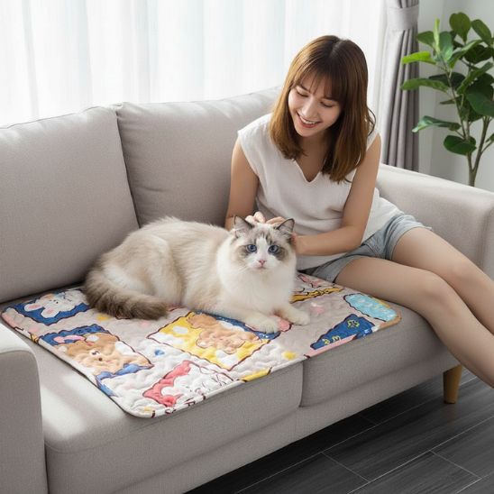 tapis-fraicheur-chat-confortable