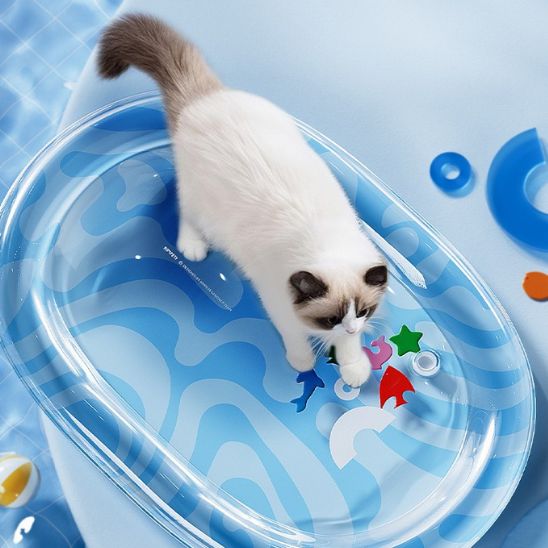 Tapis fraicheur chat interactif