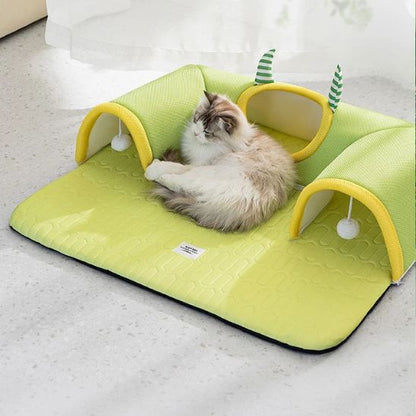 tapis-fraicheur-chat-vert-jaune