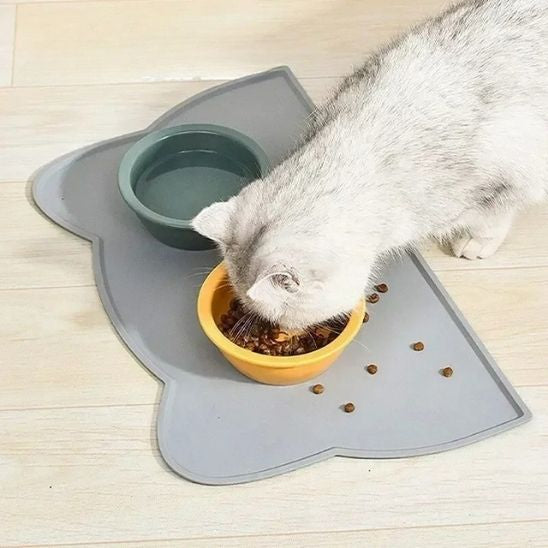 tapis gamelle chat antidérapant