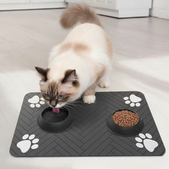 tapis pour gamelle chat idéal