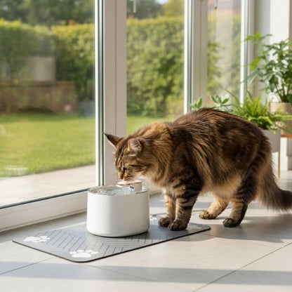 tapis pour gamelle chat versatile